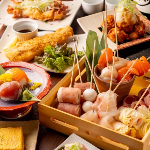 We have a wide variety of courses with all-you-can-drink options for parties, ranging from 2,980 yen to a satisfying 5,000 yen!