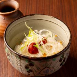 茶泡饭（鲑鱼、李子、野泽鱼）