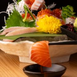 Shinshu salmon sashimi