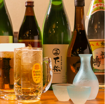 【豪华2小时无限畅饮】三得利生啤酒、Kaku Highball、各种烧酒、日本酒等 ◆ 总计超过28种◎