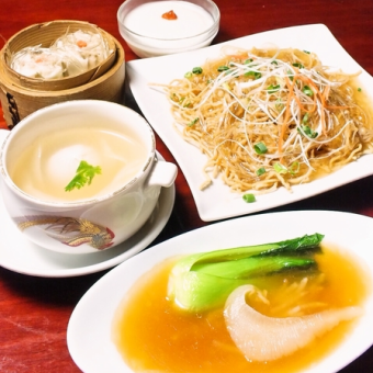 [For a lunch party♪] Beautiful shark fin set with stewed shark fin for 2,500 yen!