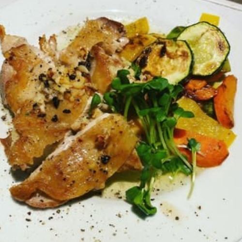 ガーリックチキンステーキ