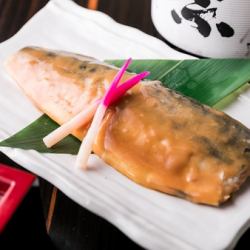 Sanriku aged mackerel simmered in miso