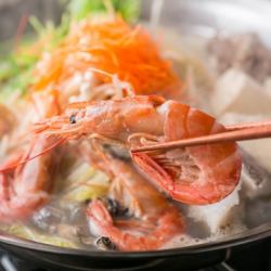 Plenty of seafood hotpot