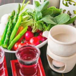 Fresh Vegetables: Bagna Cauda