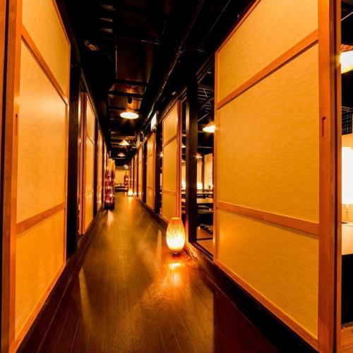 安心・安全の全席完全個室。2名様～団体様までご対応。