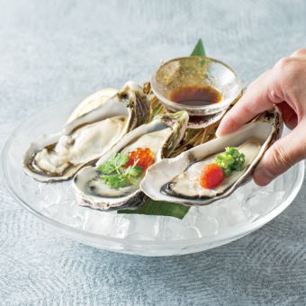 《ニュージーランド産》活〆牡蠣3種盛合せ