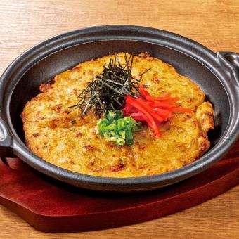 ふわとろ食感の山芋陶板/いかたっぷりチヂミ　各