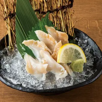 つぶ貝の刺身