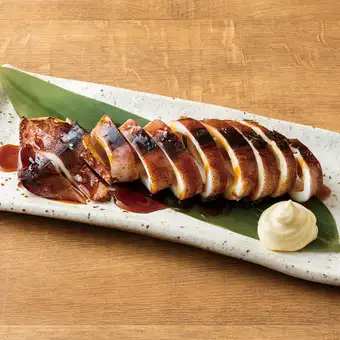 スルメイカの炙り焼き