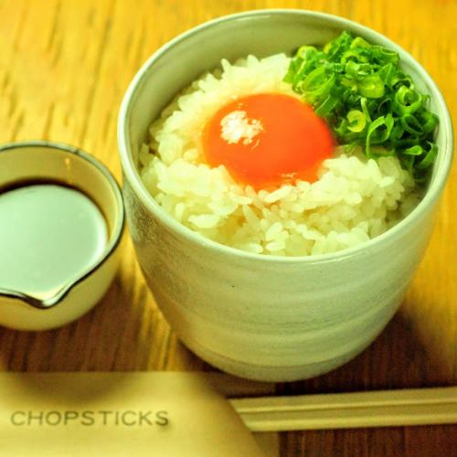 鶏バルの TKG 自家製醤油