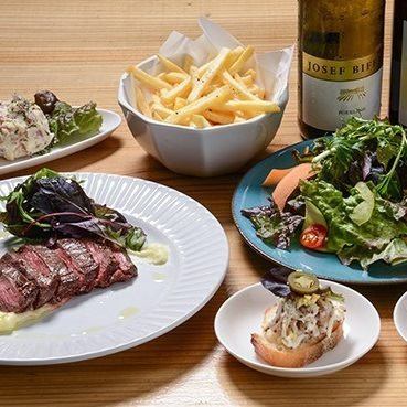 [Includes all-you-can-drink] In the middle course where you can enjoy exquisite skirt steak 5,000 yen (tax included)