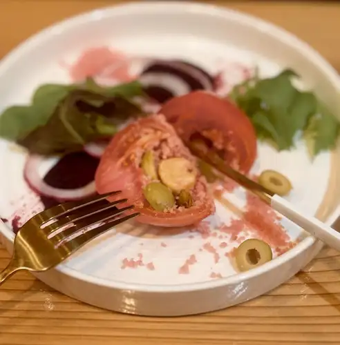【自由な一皿】完熟トマトとクスクスのサラダ
