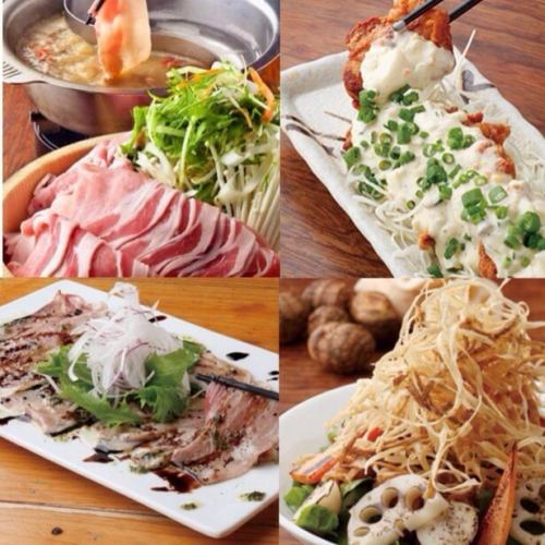 [Omiya store only] Shabu-shabu meal and all-you-can-drink course