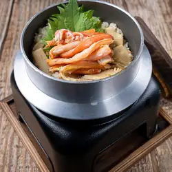 Crab rice pot