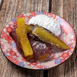 Sweet potato honey cream