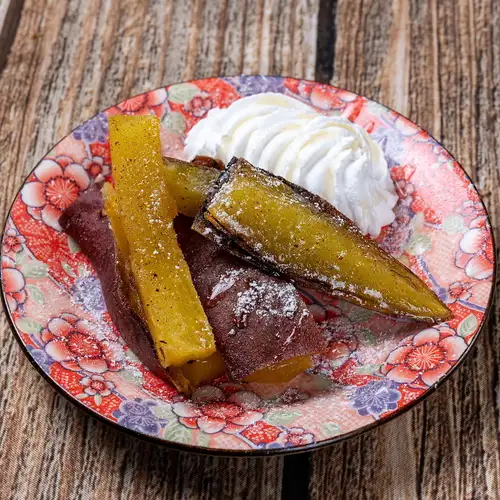 Sweet potato honey cream