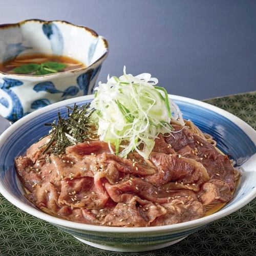 [Hida Beef] Meat and Green Onion Tsukemen (Dipping Noodles)