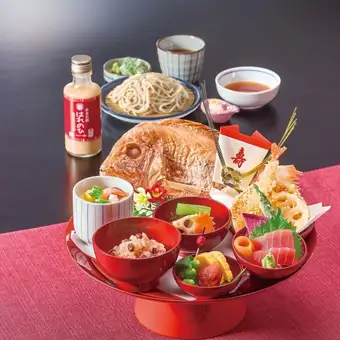 【ご長寿のお祝いに】お祝い長寿御膳(はれの日甘酒・焼き鯛付)