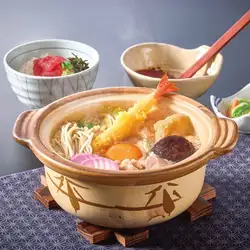 なべ焼きうどんとまぐろミニ丼