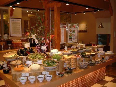 Buffet with delicious vegetables