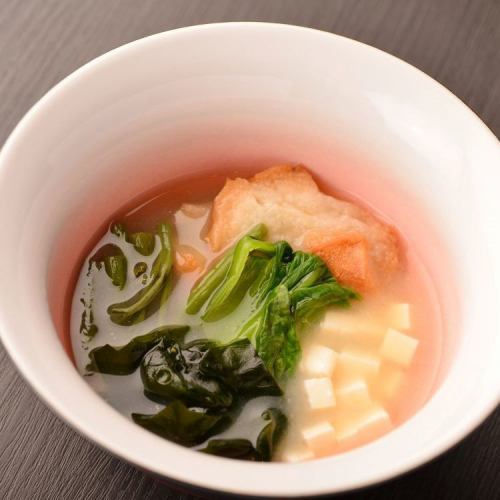 Today's Sendai miso soup