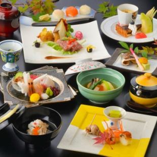 【仅限烹饪】怀石套餐【鲜花】6,600日元（含税）
