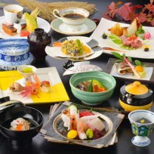 午餐怀石料理【抚子】怀石套餐11道菜6,600日元(含税)