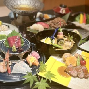 [Food only] Kaiseki course [Shunmi] 8,800 yen (tax included) [equivalent to 11,000 yen (tax included)]