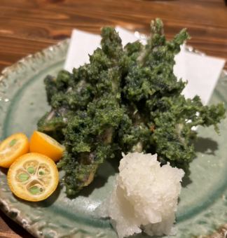 メヒカリ　磯辺揚げ
