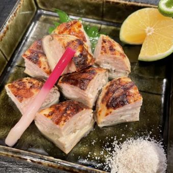 椎茸　鳥軟骨つくね