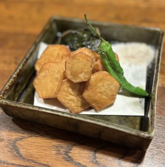 里芋の旨煮揚げ