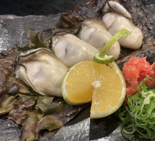 牡蠣昆布焼き