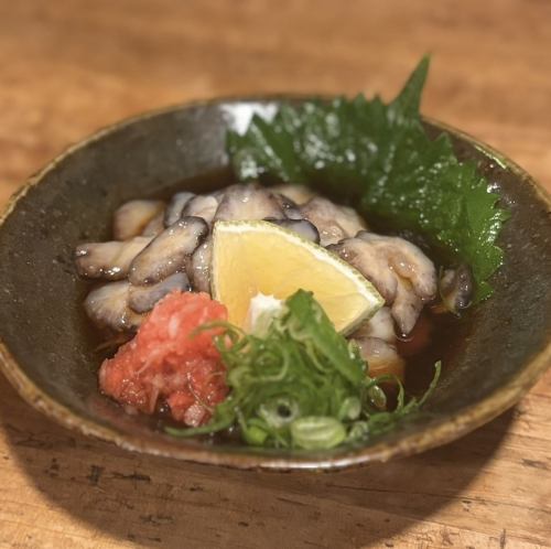 新物　ナマコ　ポン酢