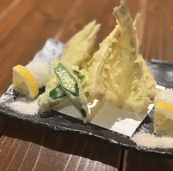 新物　キス　天婦羅