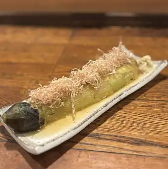烤茄子配清湯