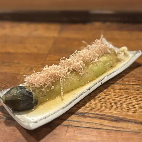 烤茄子配清湯