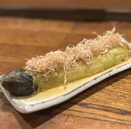 烤茄子配清湯