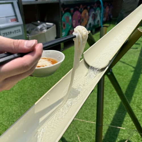 夏季限定☆流しそうめん