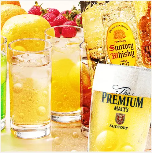 お食事付コースはアルコール飲み放題付き！