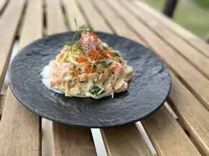 豪华奶油意大利面