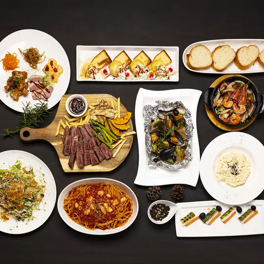 【LAU LAU套餐】尽享我们的招牌菜，包括奢华烤肉！LAU LAU 满足套餐 ◆仅含餐食≪共9道菜≫ 5000日元