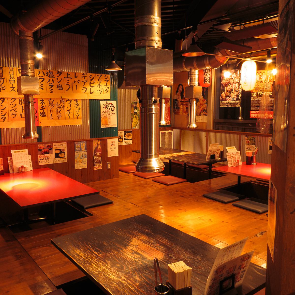 店内広々。貸切のお問い合わせもお気軽に！