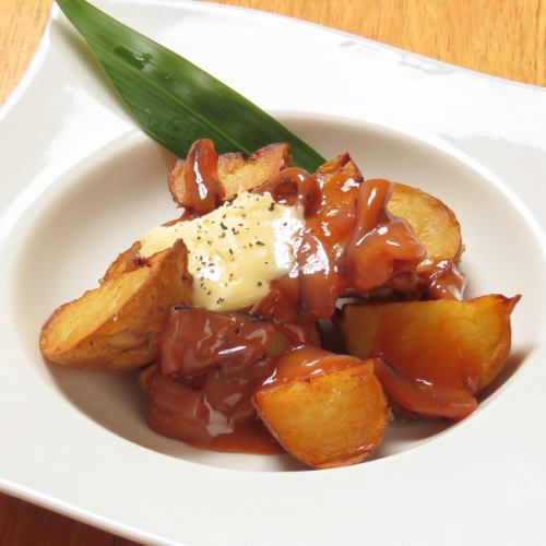 じゃがいも塩辛バター