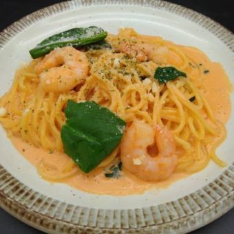 "Great Value Lunch Set" Shrimp and Spinach Tomato Cream Pasta 10:00~15:00