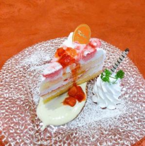 木苺のショートケーキ