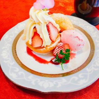 【營業時間：18:00左右】馬斯卡彭草莓卡仕達派