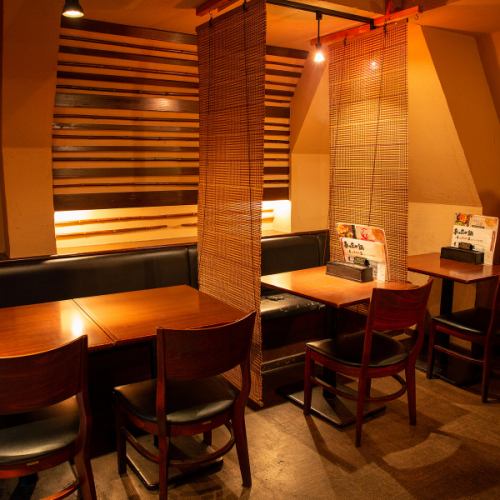 A hidden izakaya with semi-private rooms for all seats