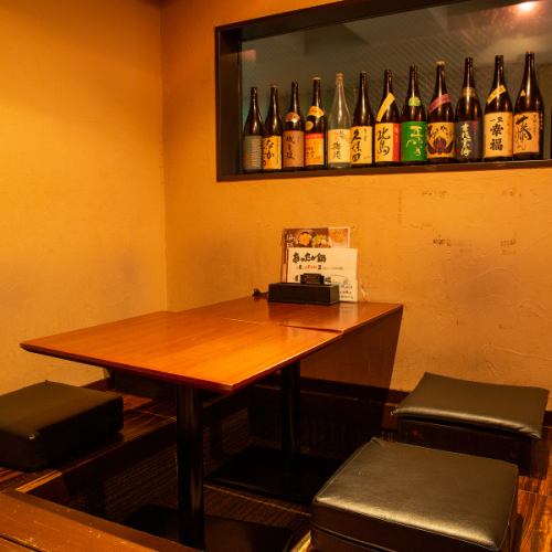 Reservations are flooding in for sunken kotatsu seats. Great for dates and girls' nights out.