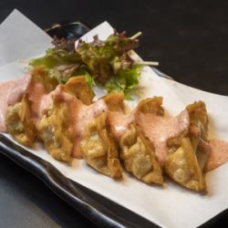 明太子マヨ揚げ餃子